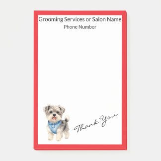 Elegante Gold Grooming Pet Personalisierte Kollekt Post-it Klebezettel