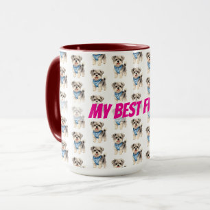 Elegante Gold-Grooming-Pet-Personalisierte-Kollekt Tasse