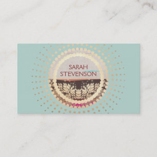 Elegante Gold Horizon Country Nature Visitenkarte