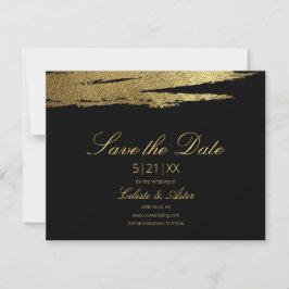 Elegante Gold Imitate Pinacoteca comunale Casa Rus Save The Date