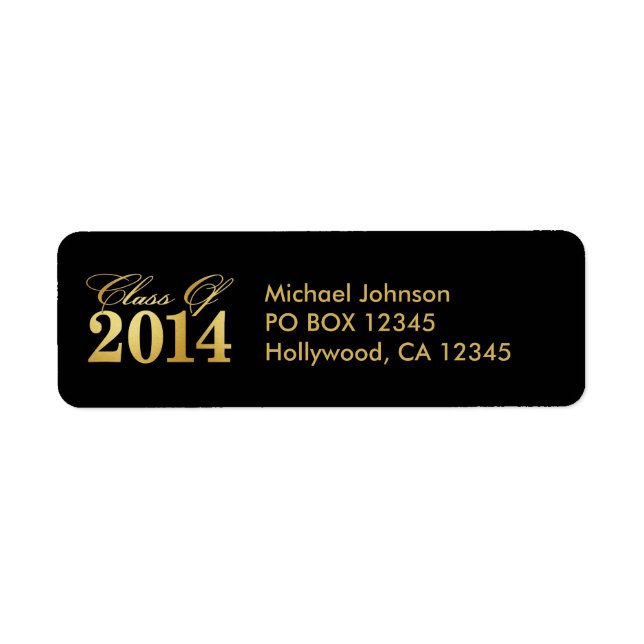 Elegante "Gold"-Klasse des Abschlusses 2014 (Vorne)