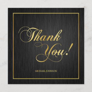 Elegante "Gold" Klasse von Abschluss 2013 danken Dankeskarte