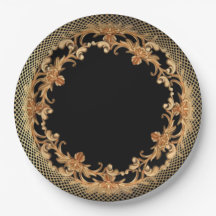 Elegante Gold Leaf Occasions Paper Teller