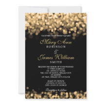 Elegante Gold Lights Hochzeit