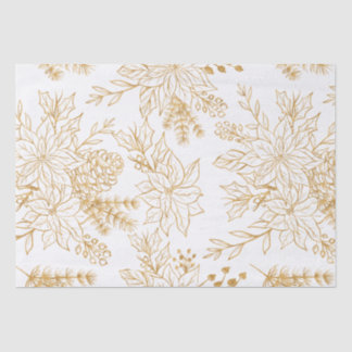 Elegante Gold Line Seidenpapier