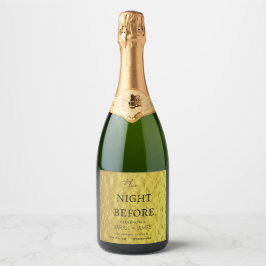 Elegante Gold Probe Abendessen am Abend
