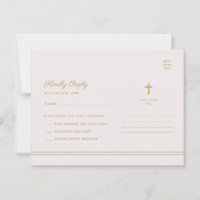 Elegante Gold Religiöse Taufe & Christening UAWG