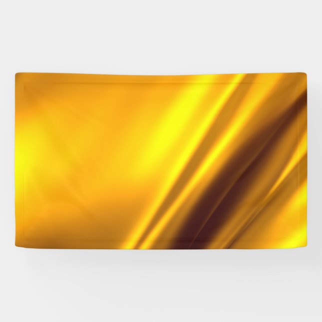 Elegante Gold Satin Imitate Texture Look Banner (Horizontal)