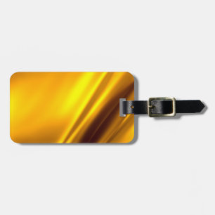 Elegante Gold Satin Imitate Texture Look Gepäckanhänger