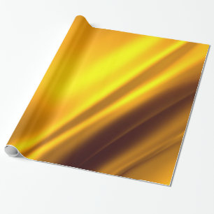Elegante Gold Satin Imitate Texture Look Geschenkpapier