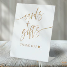 Elegante Gold Script Brautparty Cards & Gifts
