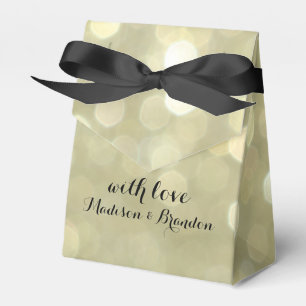 Elegante Gold Sparkle Geschenkboxen Geschenkschachtel