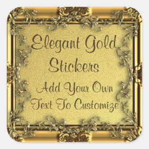 Elegante Gold Stickers