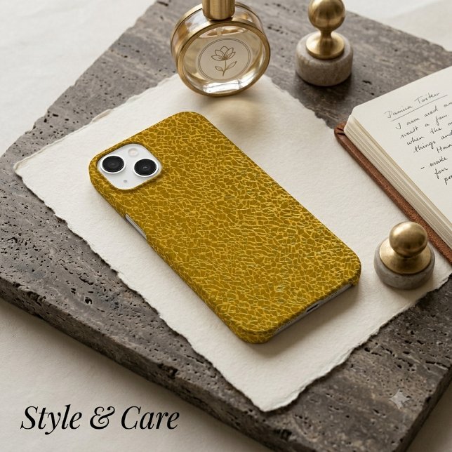 Elegante Gold Texture Protective Case-Mate iPhone Hülle (Elegant Gold Texture Protective Case-Mate iPhone 14 Case)