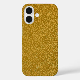 Elegante Gold Texture Protective iPhone 16 Hülle