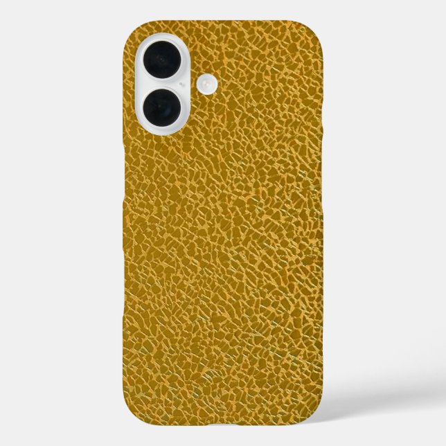 Elegante Gold Texture Protective Case-Mate iPhone Hülle (Rückseite)