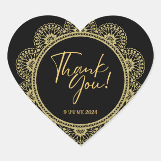 Elegante Gold- und Black Stickers
