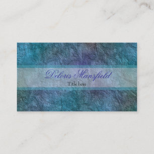 Elegante Gold- und Green Foil Look Business Card Visitenkarte