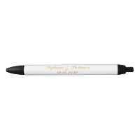Elegante Gold White Black Wedding