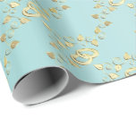 Elegante GoldEheringe auf hellblauem Geschenkpapier<br><div class="desc">Elegantes Gold und hellblaue Hochzeits-Geschenk-Verpackung. Auch groß für Jahrestage. ⭐ dieses Produkt ist kundengerechtes 100%. Grafiken und/oder Text können addiert werden, gelöscht worden, bewegt, die Größe neu bestimmt, herum geändert, gedreht, ETC… 99% meiner Entwürfe in meinem Speicher werden getan in den Schichten. Dieses macht es einfach, damit Sie die Grafiken...</div>