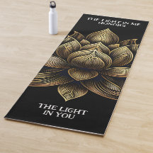 Elegante Golden Lotus Blume Das Licht in mir ...