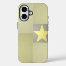 Elegante Golden Star Exzellenz, Modernes Gelbgrau