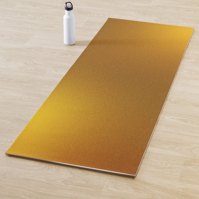 Elegante goldene Farbenfarbe Yoga matte (Von Creator hochgeladen)