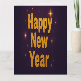 Elegante goldene gestickte Typografie stilvolle Pa Karte
