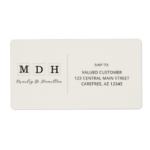 Elegante goldene Marken-Versandverpackung