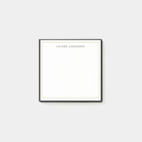 Elegante, goldene und schwarze Grenze