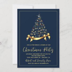Elegante Goldene Weihnachtsfeier