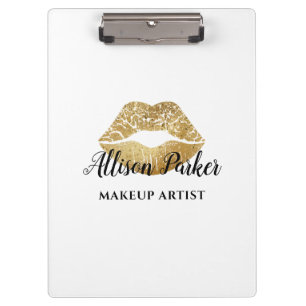 Elegante Goldenen Täler Klemmbrett