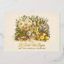 Elegante Goldfolie La Dolce Vita Italienische Hoch