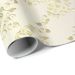 Elegante Goldhochzeiten auf weißem Satin Geschenkpapier<br><div class="desc">Mit eleganten goldenen Hochzeitsbands auf weißem Satin-Hintergrund. Dieses Geschenkpapier wird Ihr Geschenk ergänzen. ⭐ 99% meiner Designs in meinem Geschäft sind in Schichten gemacht. Dadurch können Sie die Größe und den Text leicht verändern und verschieben, sodass die Grafik und der Text perfekt zu jedem Produkt passen. ⭐ (Bitte vergewissern Sie...</div>