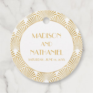 Elegante Goldmedaille Art Deco Geschenkanhänger