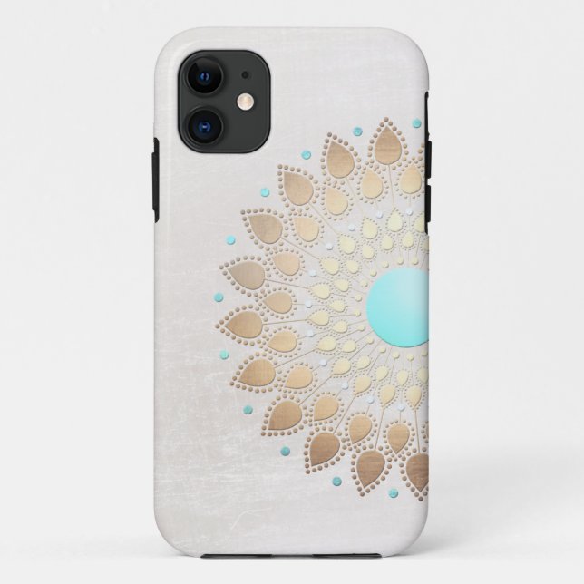 Elegante Goldmedaille Lotus Blume Case-Mate iPhone Hülle (Rückseite)