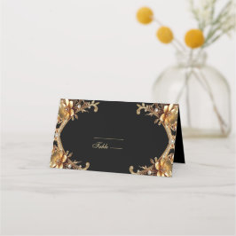 Elegante Goldrahmen-Platzkarte Platzkarte