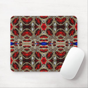 elegante Goldrubinrot-Bordeaux Mousepad