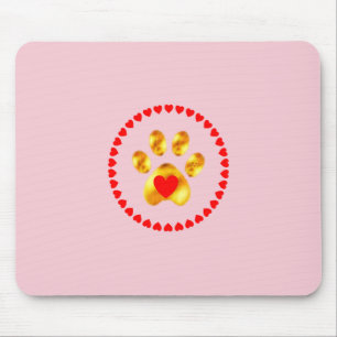 Elegante Goldtatze Mousepad