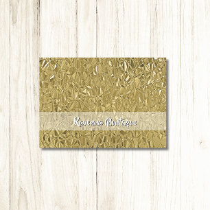 Elegante Goldtextur-chic-Schreibwaren mit individu