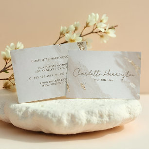 Elegante Goldtextur Luxus Minimal Visitenkarte