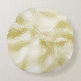 Elegante Goldtextur Rundes Kissen