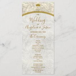 Elegante GoldWedding Programm