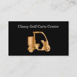 Elegante Golf Geschäftskarten Visitenkarte