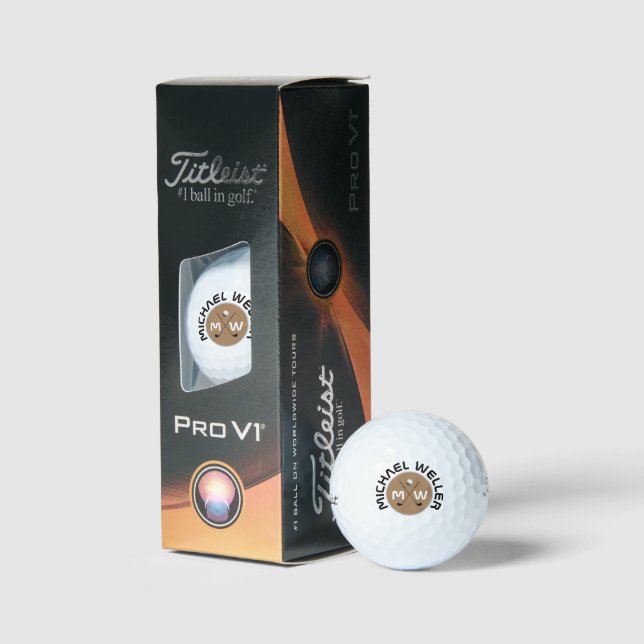 elegante Golf-Logo-Kugeln Golfball (Verpackung)