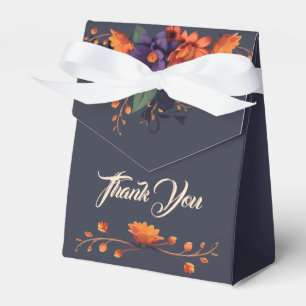 Elegante Gothic Floral Simple Dankeschön Geschenkb Geschenkschachtel