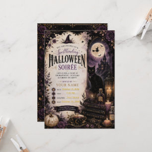 Elegante Gothic Halloween-Party-Einladung Einladung