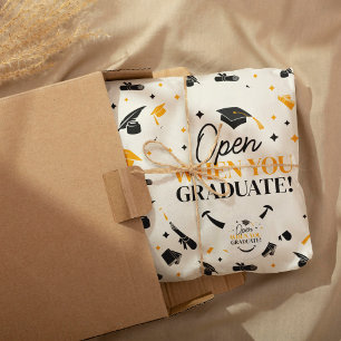 Elegante Graduiertenklasse 2024 Andenken-Abschluss Geschenkpapier