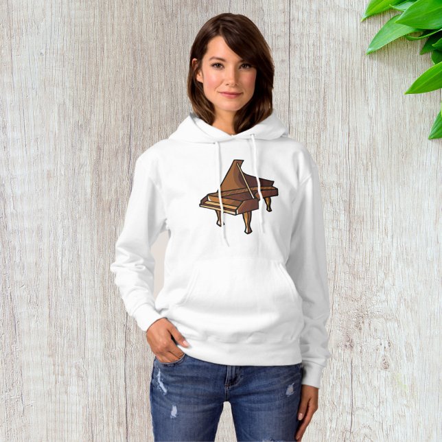 Elegante Grand Piano Musik Hoodie (Von Creator hochgeladen)