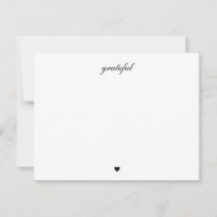 Elegante Grateful Heart Script Old Money